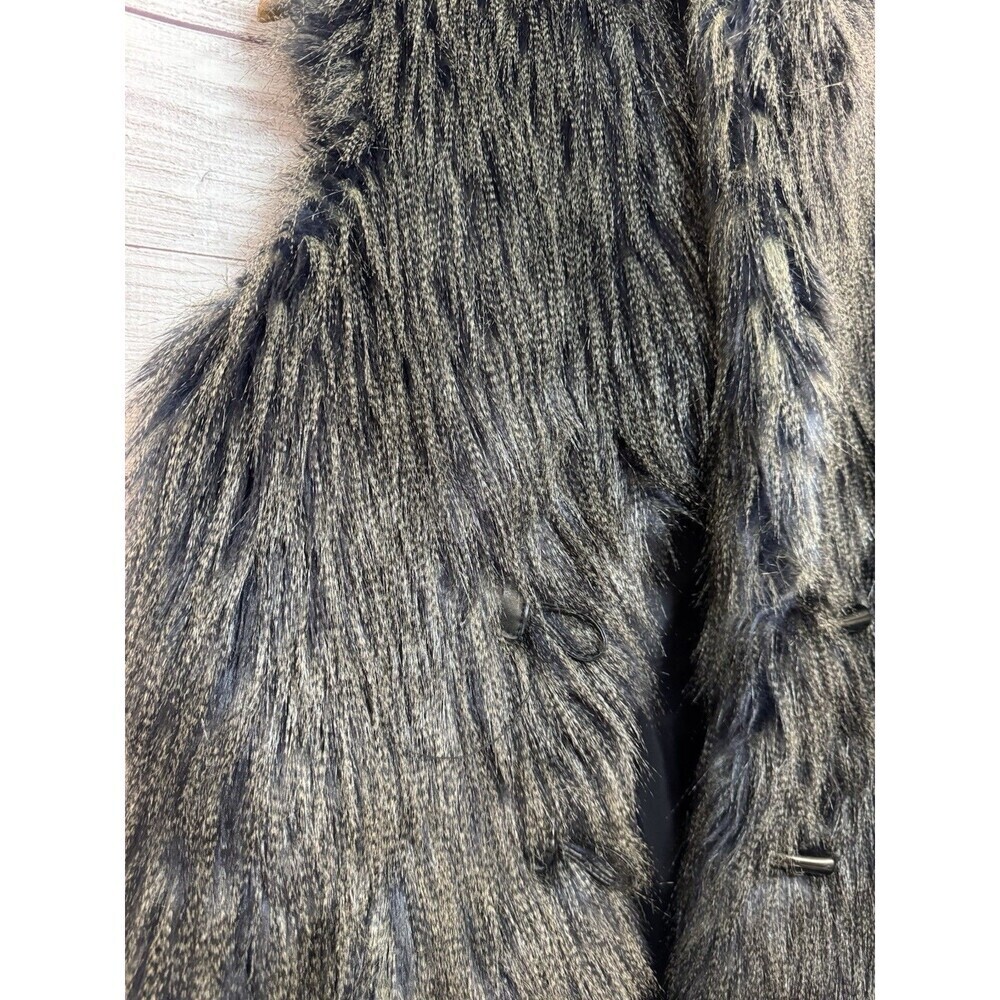 Candela Indigo Faux Fur Mahala Vest Size Medium SIZE LARGE - Picture 4 of 10